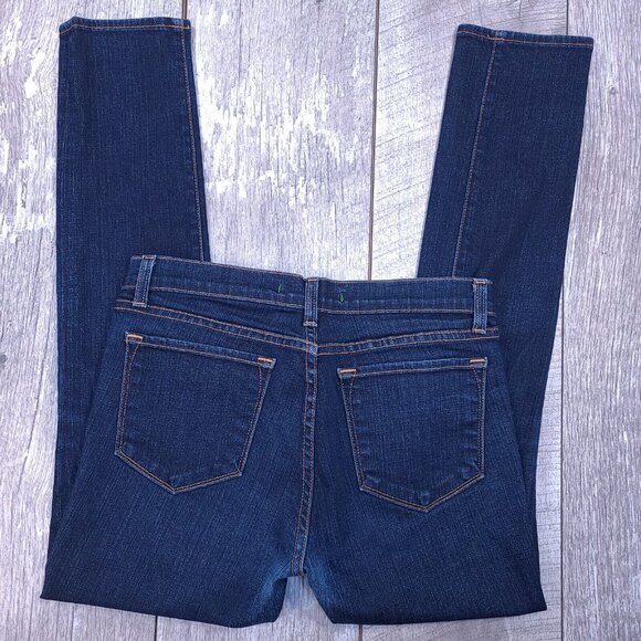 J Brand Womens The Skinny Jeans Size 29 Dark Blue Indigo Denim Stretch Pants - Picture 3 of 9
